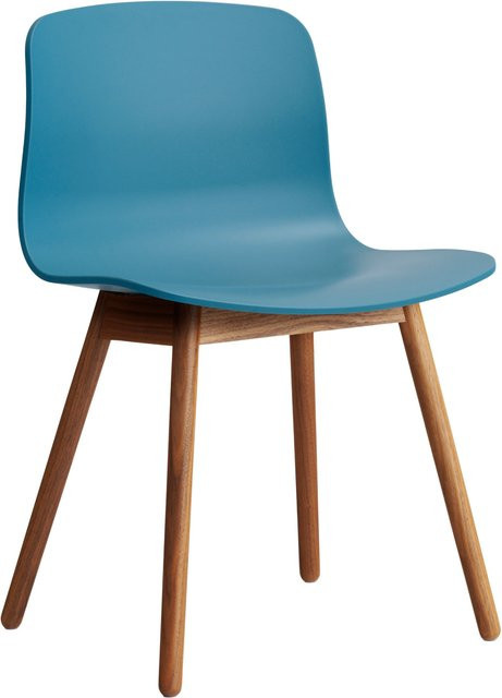 HAY About A Chair AAC 12 Designstuhl in Blau mit Eichengestell und Polypropylen-Schale - Bild 1