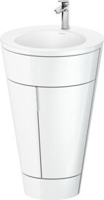 Duravit Waschtischunterschrank Starck 1 c-bonded Set, weiß hochglanz lackiert, stehend, B/H/T: 56 x 86,4 x 60,5 cm - Bild 1