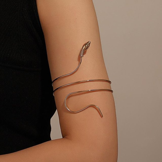 Fashion Maker 2 Armband, Schlangenform, Messing, Gold, Damen - Bild 1