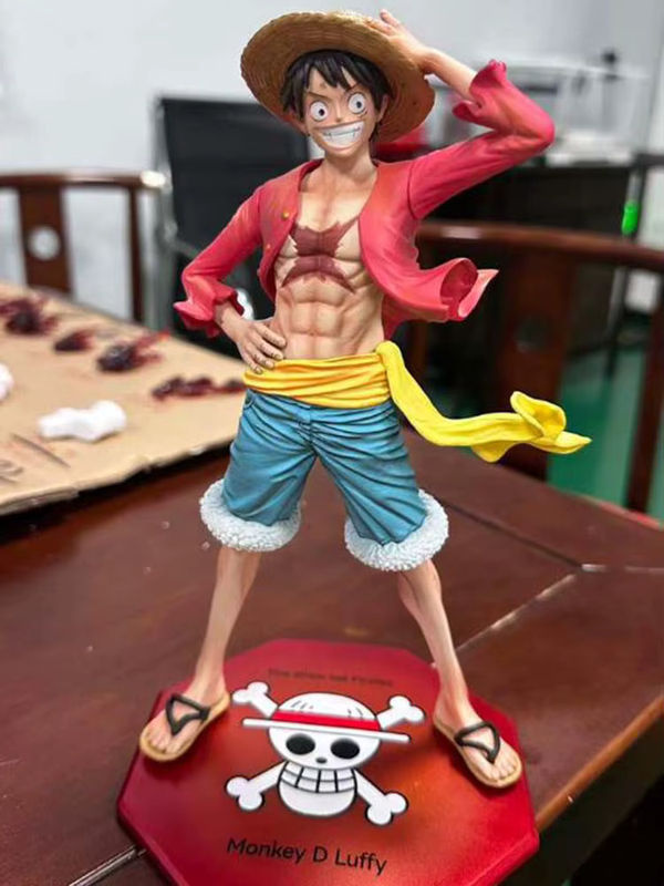 Bandai Ruffy Cap-Pressing Cartoon Desktop Deko-Figur aus Kunststoff, mehrfarbig - Bild 7