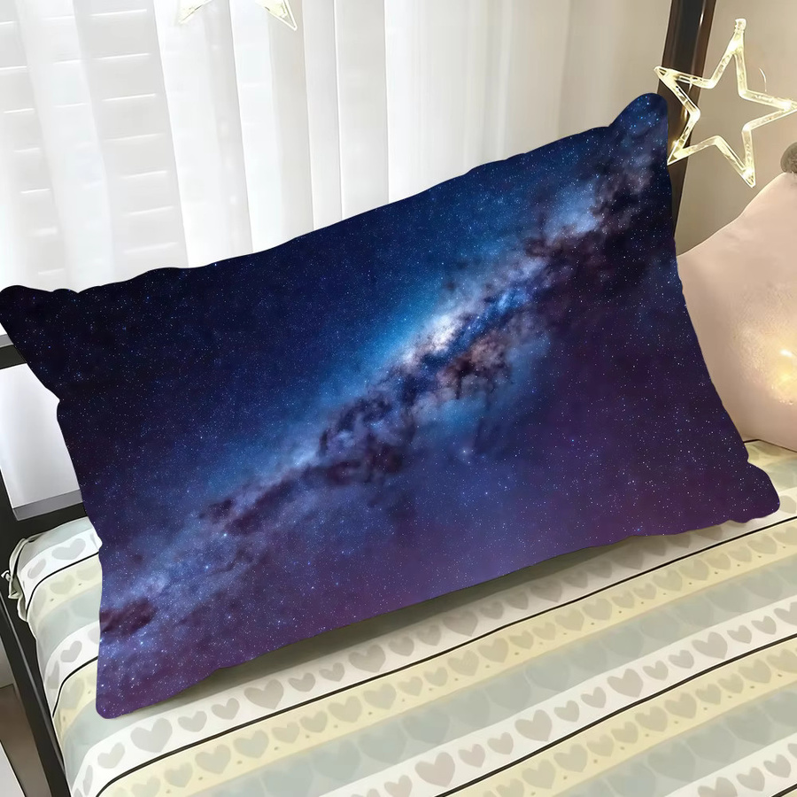 Potdemiel Kissenbezug mit Sternenhimmel und Galaxie-Motiv, rechteckig, B/H: 30 x 30 cm - Bild 4