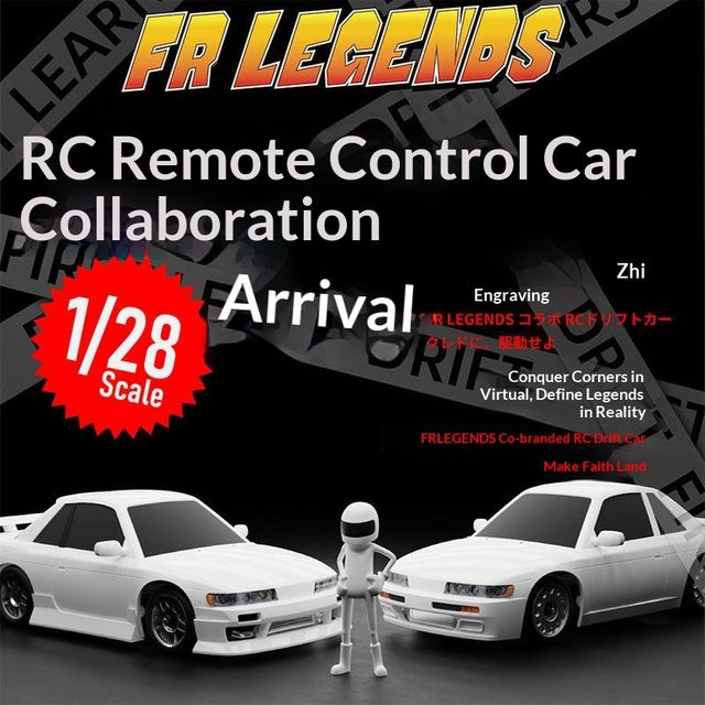 BMHOBBY FR Legends BMRX FLD S13, Micro RC Drift-Rennwagen, 1:28, RWD - Bild 1
