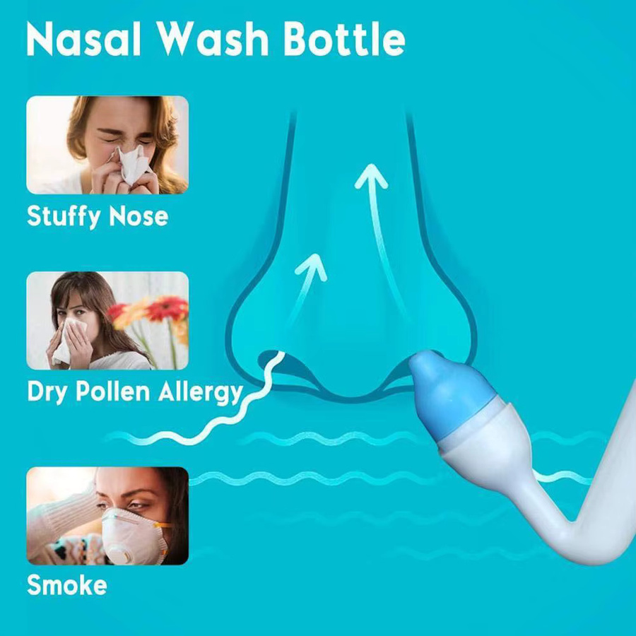 eelhoe Nasenspülungsreiniger, Nasenspülflasche für Erwachsene und Kinder - Bild 4