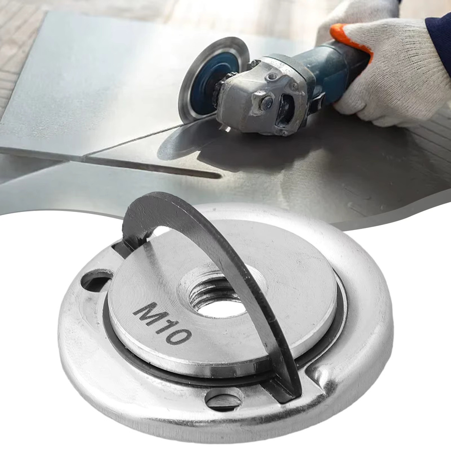 DAZZLEEX M10 Schnellspann-Flanschmutter selbstsichernd in Silber - Bild 4