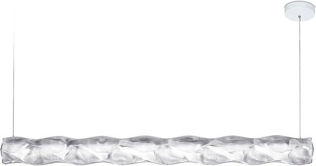 Slamp Hugo LED-Pendelleuchte Prisma in Transparent mit Lentiflex® und 3000K Lichtfarbe - Bild 1