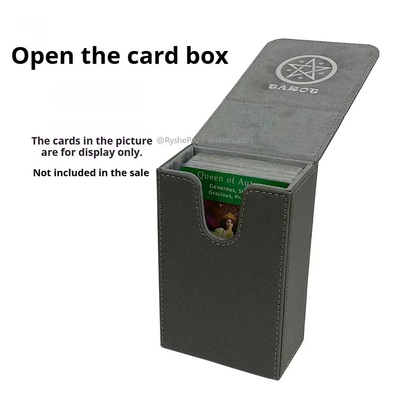 RyshePro Tarotkarten-Etui, PU-Leder, für MTG Standardgröße Tarotkarten - Bild 3