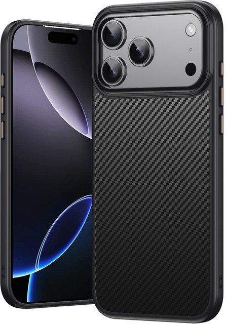 MagSafe-Hülle für Apple iPhone 18 Pro Max und iPhone 17 Pro Max aus Carbon in Schwarz - Bild 1