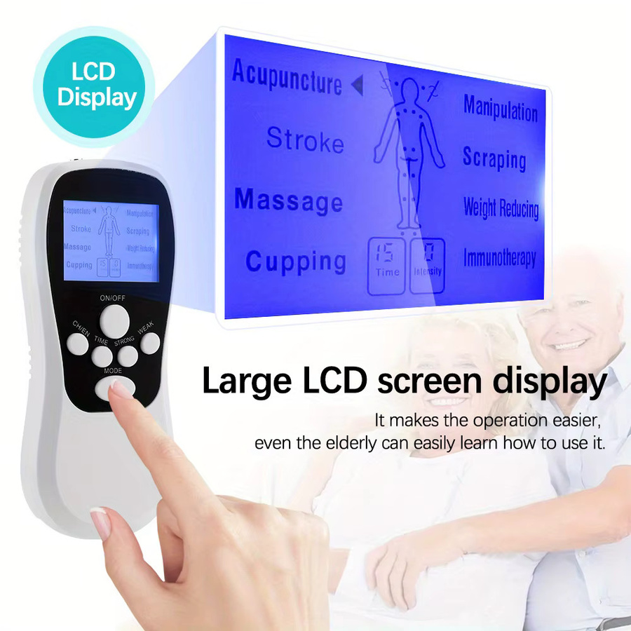 ShaxyMsc Mini-Elektromassagegerät, 8 Modi, 15 Stärken, TENS-Gerät - Bild 5