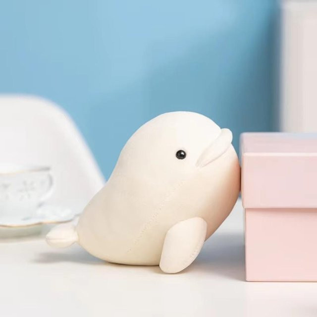 Kidsly Kleiner Wal Plüschtier, weiß, 17cm - Bild 1