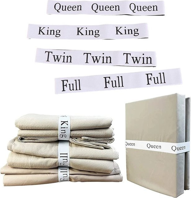 Willstar 12-teiliges Bettlaken-Organizer-Set mit elastischen Bettwäschegurten für King, Full, Queen und Twin Größen - Bild 1