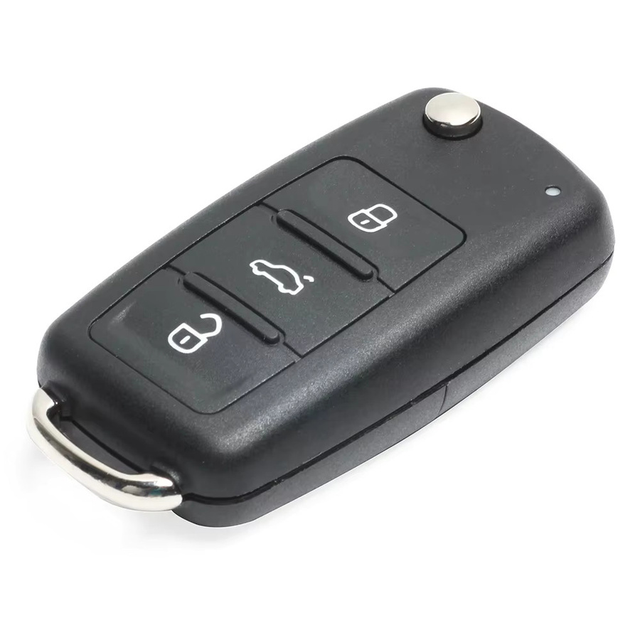 Volkswagen Auto Schlüssel Fernbedienung 434 MHz in Schwarz für Käfer, Caddy, Eos, Golf, Tiguan, Touran, Jetta, Polo und Scirocco (5K0837202Q) - Bild 2
