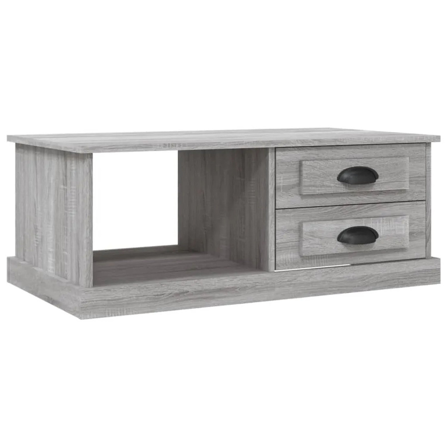 vidaXL Couchtisch modern in Grau Sonoma, rechteckig, B/T/H: 90 x 50 x 35 cm - Bild 2