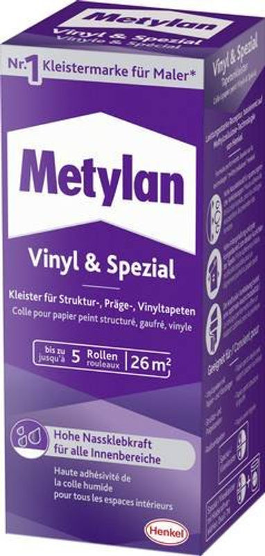 Metylan Tapetenkleister Vinyl & Spezial als Pulver, 180 g - Bild 2