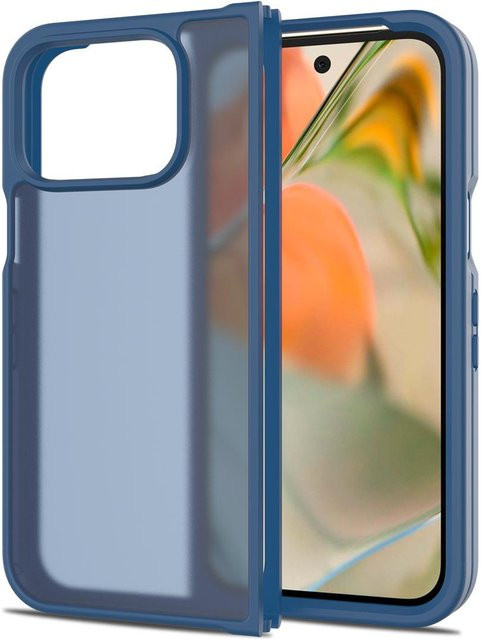 Google Pixel 9 Pro Fold Handyhülle Matt Klar mit Stoßschutz aus PC und TPU von just case - Bild 1