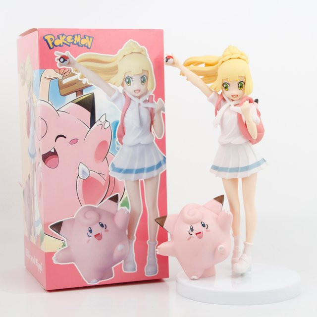 TAKARA TOMY Pokémon Lillie mit Clefairy, Actionfigur, 19cm - Bild 1