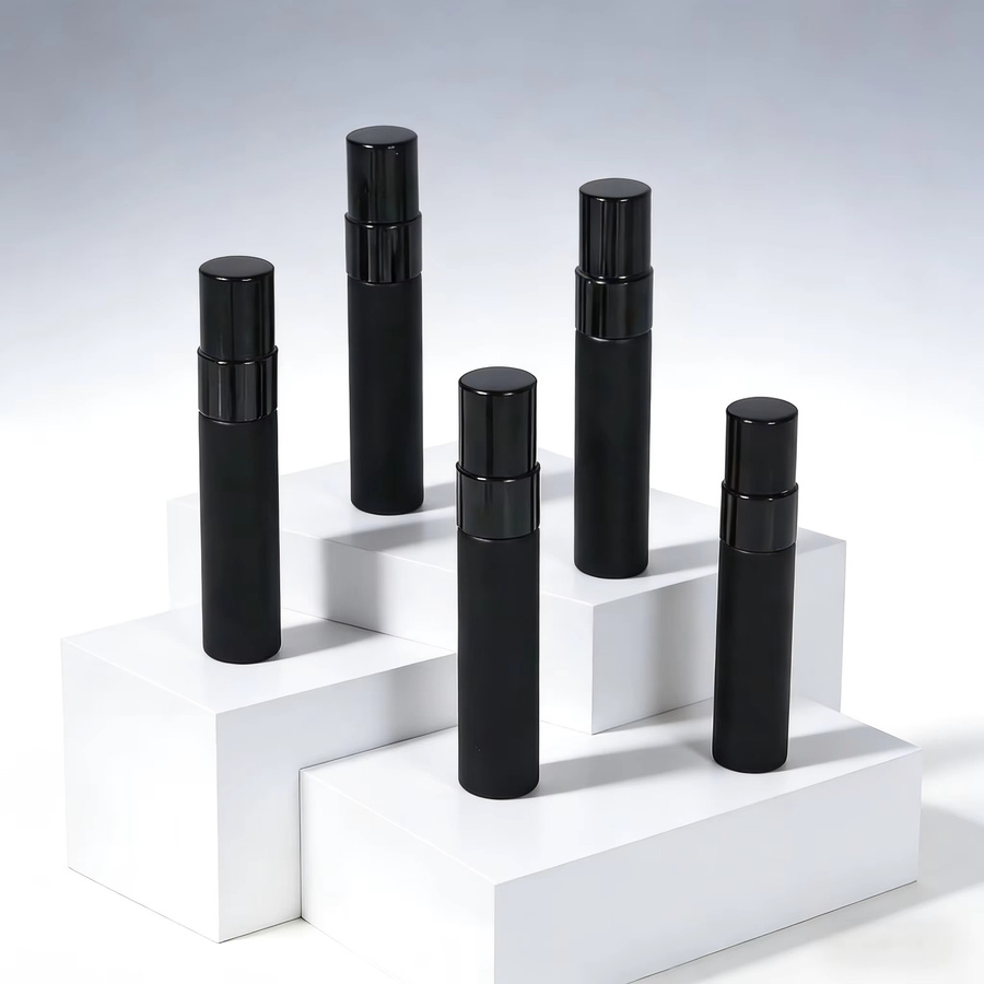 StarDu Packing Parfüm-Glasflaschen, 5 Stück, 5ml 10ml, Schwarz, Unisex - Bild 3