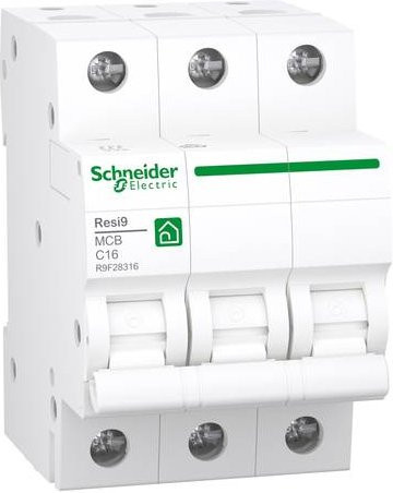 Schneider Electric R9F28316 Leitungsschutzschalter MCB 3A in Weiß - Bild 1