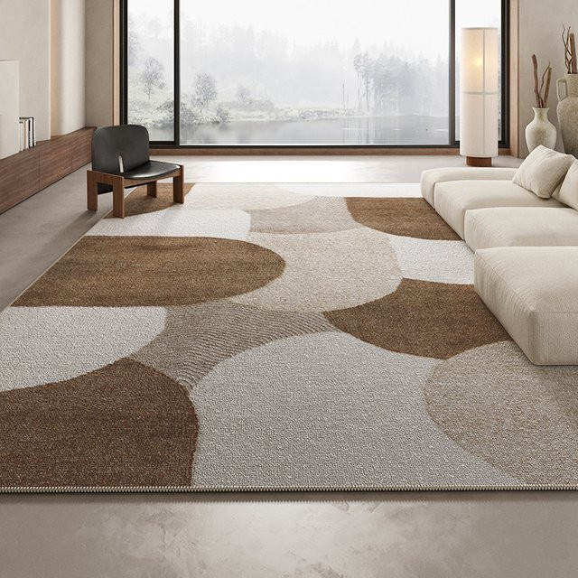 VIKAMA Geometrischer Loop-Pile-Teppich in Multicolour, rutschfest, modern und rechteckig, B/T: 160 x 120 cm - Bild 1