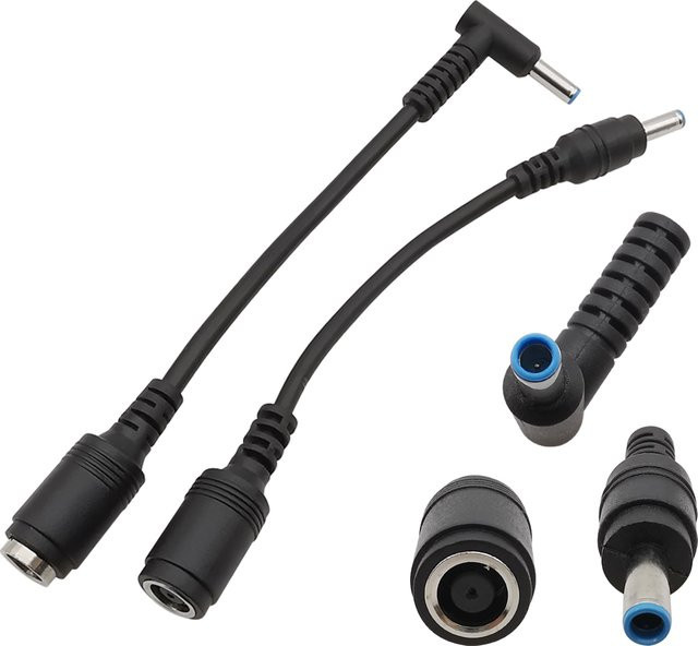 DC Power Tip Adapter Konverter für HP Laptop, Schwarz, 7,4 x 5,0 mm auf 4,5 x 3,0 mm - Bild 1