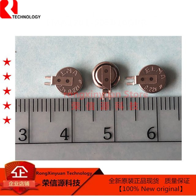 ELNA Kondensator DCK-3R3E224U-E mit 0,22 F und 3,3 V - Bild 1