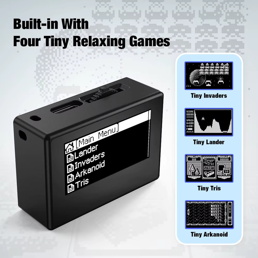 EPICJOY Smart NFC Pixl.js Emulator Bluetooth-kompatibles Gaming-Zubehör für Switch, Switch2, NS, Wii U und 3DS OLED in Schwarz oder Weiß - Bild 6