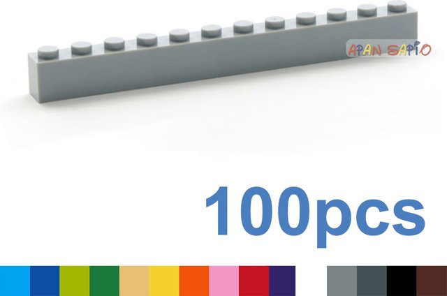 APAN SAPIO DIY Bausteine Zahlen Bricks, 100-teiliges Set, Bunt / Mehrfarbig, Grau, Kunststoff - Bild 1