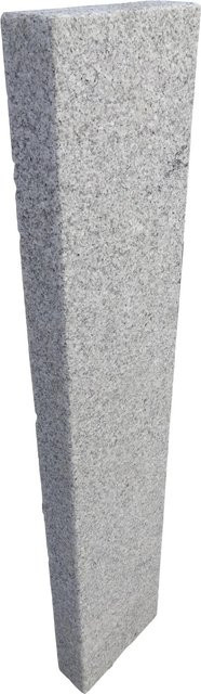 Eurostone Granit Palisade Grau gesägt und geflammt mit Fase B: 10 cm, T: 25 cm, H: 75 cm - Bild 1