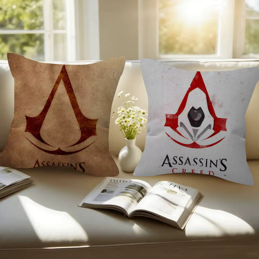 Beast Kingdom Kissenbezug mit Assassin's Creed Logo, quadratisch, 40 x 40 cm - Bild 4