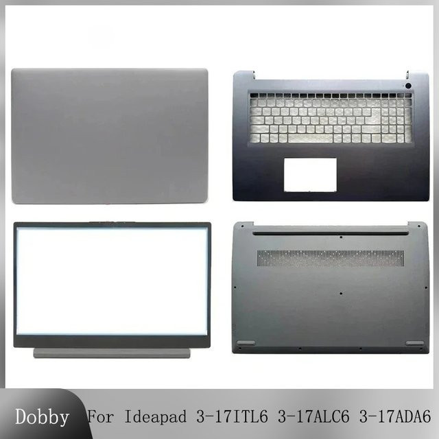 Lenovo Ideapad 3-17ITL6 3-17ALC6 3-17ADA6 Laptop Gehäuse Set mit LCD Bildschirmrahmen Lünette Palmrest und Bodengehäuse - Bild 1