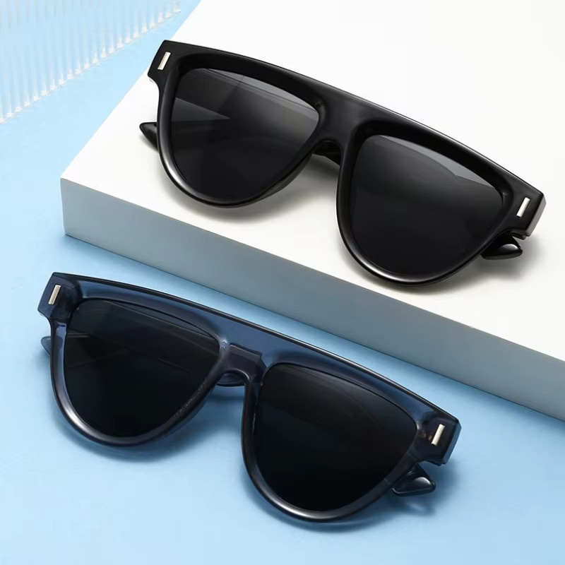 Samjune Korrektionsbrille, Vollrand, Square, Kunststoff, Schwarz, Unisex - Bild 2