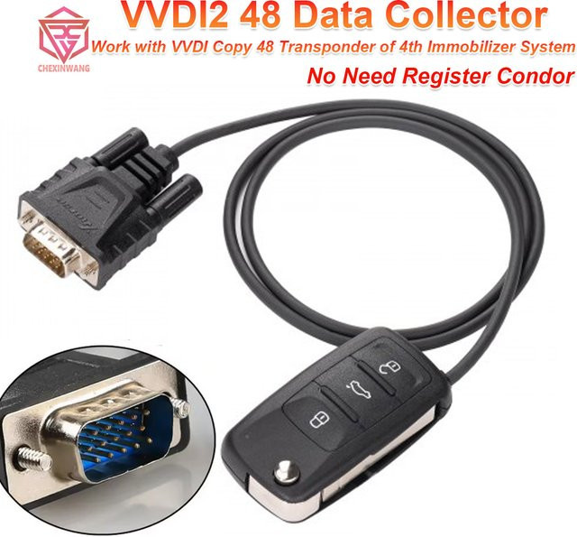 Xhorse VVDI2 48-Datensammler in Schwarz zur Kopie von 48 Transpondern des 4. Wegfahrsystems - Bild 1