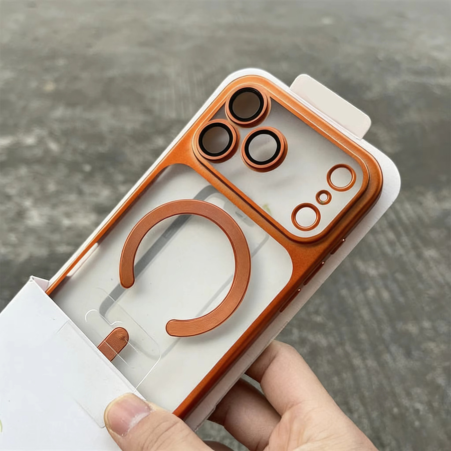 MagSafe Kompatible Magnetische TPU Soft Case Schutzhülle für Apple iPhone 17 16 15 14 13 12 11 Pro Max Plus in Transparent oder Schwarz - Bild 2