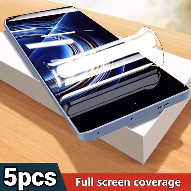 Xiaomi Hydrogel-Schutzfilm für Redmi Note 13 Pro 5G 4G Note 12 11 11S 10 9 8 Pro 10S 9S 8T 13 Pro+ 13C 12C Displayschutzfolie transparent - Bild 1