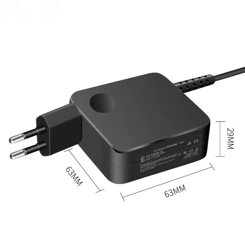 Lenovo Laptop AC Adapter Ladegerät in Schwarz, 20V 2.4A 45W für Ideapad 710s-13ikb, 110-15acl, 330-14ast, 320-15ast, 510s-14ikb und E41-10 - Bild 3