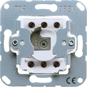 Jung Schlüsselschalter 10AX 250V 2-pol. in Weiß 104.28 - Bild 1