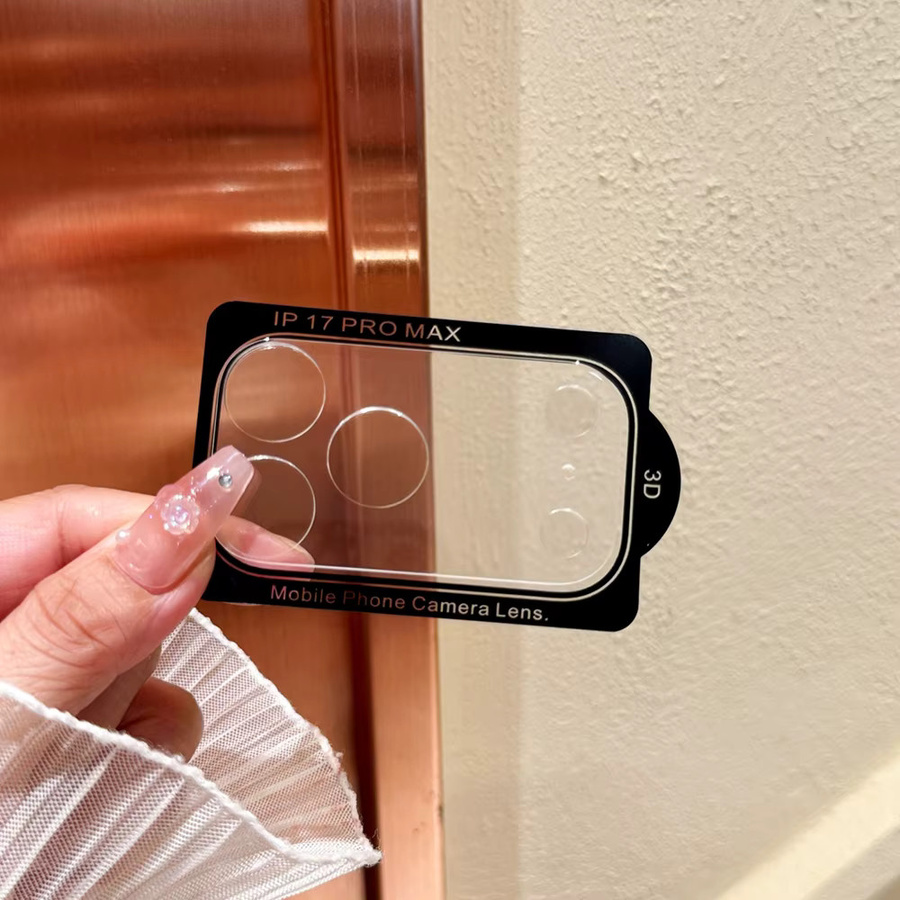 Kameraschutz aus gehärtetem Glas für Apple iPhone 17, iPhone 17 Pro und iPhone 17 Pro Max, transparent, HD klar und kratzfest - Bild 2
