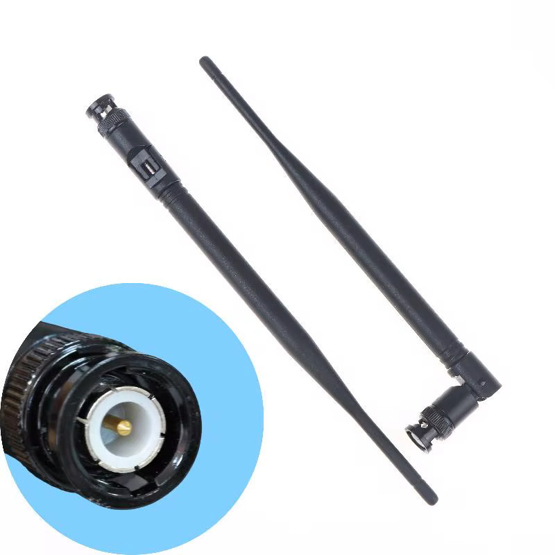 SD&HI 2er-Set UHF-Antennen mit 5dBi Gewinn, 500MHz-900MHz, 210mm Länge und BNC-Stecker in Schwarz für drahtlose Mikrofonempfänger - Bild 2