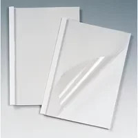 GBC ThermaBind Thermobindemappe A4, 12 mm, 100 Stück, transparent/weiß - Bild 1