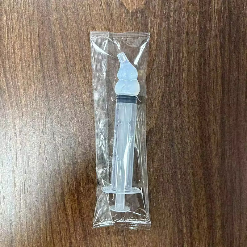 vvocci Baby-Nasenspülgerät aus Silikon mit Nadelröhre für Kinder und Säuglinge, transparent - Bild 2