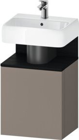 Duravit Waschtischunterschrank Qatego Wandhängend, Farbe: Weiß/Basalt, B/T/H: 44 x 35 x 64,5 cm - Bild 1