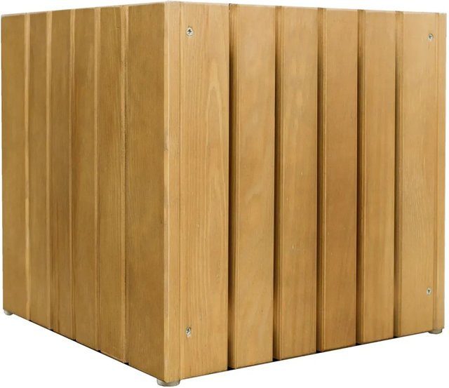 Pflanzkasten Quadra von Andrewex in Braun, B/T/H: 34 x 34 x 32 cm - Bild 1