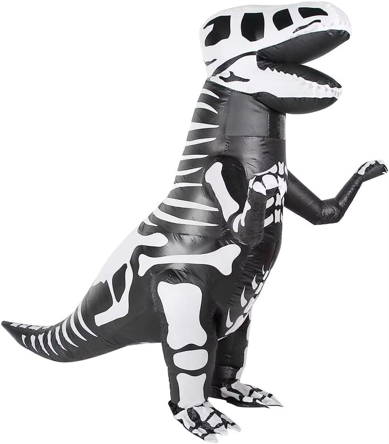 Hangchen Family Dinosaurier Kostüm, Schwarz, Unisex - Bild 2