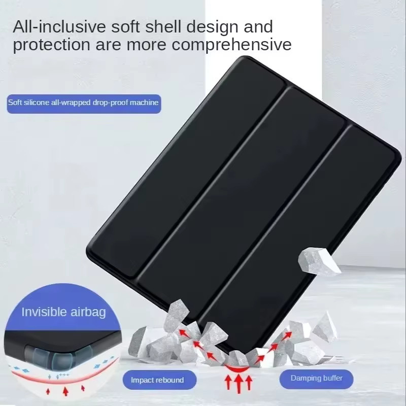 Magnetisches Smart Cover mit Ständerfunktion für Xiaomi Pad 7, Pad 7 Pro und MiPad 6S Pro, Farbe: Schwarz - Bild 3