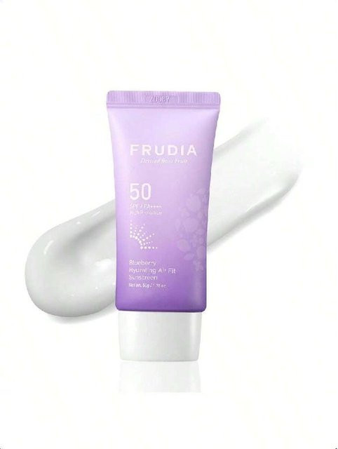 FRUDIA Blueberry Hydrating Air Fit Sonnencreme, LSF 50, 50 g - Bild 1