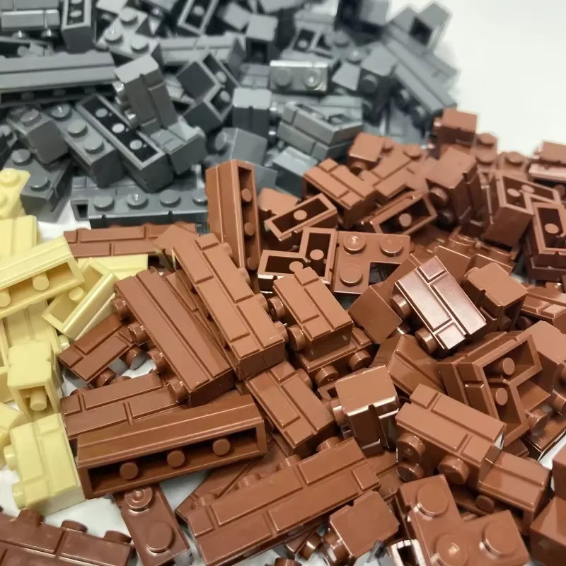 hairun DIY-Modellzubehör Burgstadt-MOC-Szenenbau, Mauerbausteine, 120-teiliges Set - Bild 2