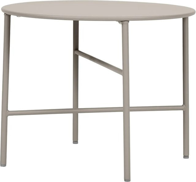 ebuy24 Pesetos Gartentisch aus Metall in Grau, Durchmesser: 50 cm - Bild 1