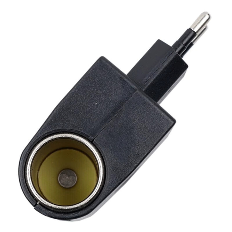 QXNY Auto-Zigarettenanzünder-Adapter AC 220V zu DC 12V Konverter mit EU-Stecker in Schwarz - Bild 5
