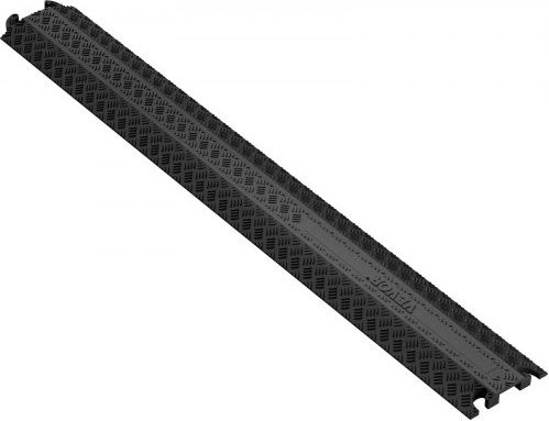 VEVOR Kabelschutzmatte Kabelbrücke aus Kunststoff in Schwarz, B/T/H: 100 x 13 x 2 cm - Bild 1