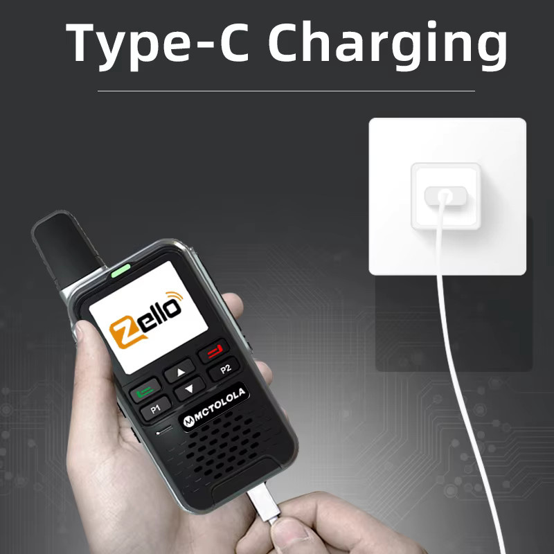 Motorola 4G POC Zello Walkie-Talkie mit Android 8.1 System, Aluminiumlegierung, Schwarz, Wi-Fi und Bluetooth - Bild 4