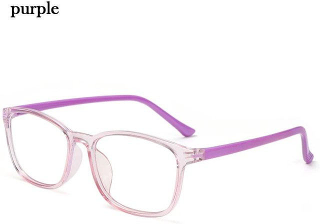 BEYIII Anti-Blaulicht-Brille Kinder, Vollrand, rechteckig, Kunststoff, lila, Unisex - Bild 1